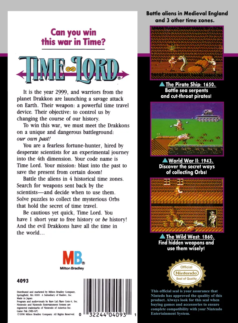 Time Lord box back