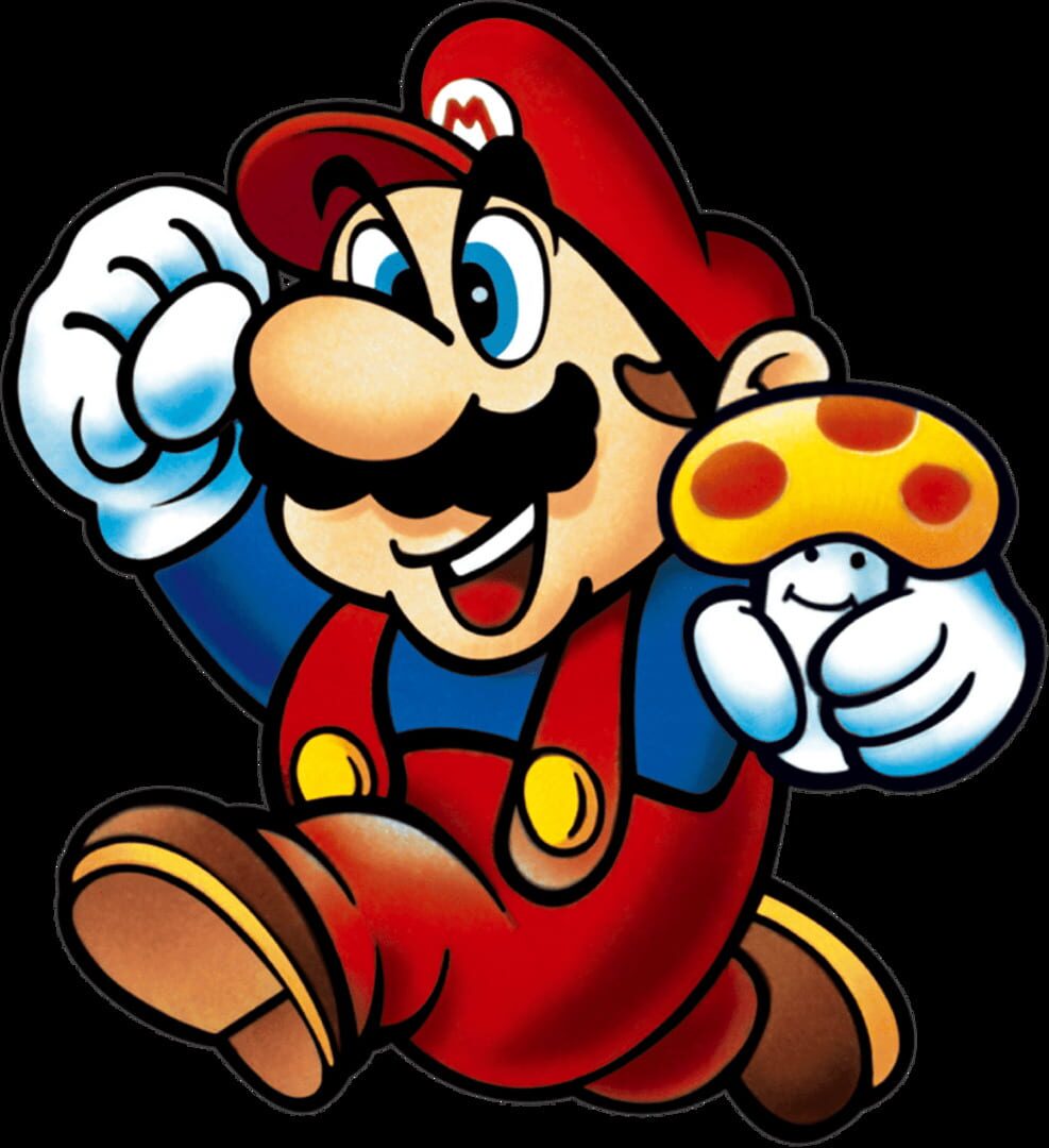 Backdrop artwork for Super Mario Bros. + Tetris + Nintendo World Cup
