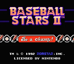 Baseball Stars II screenshot