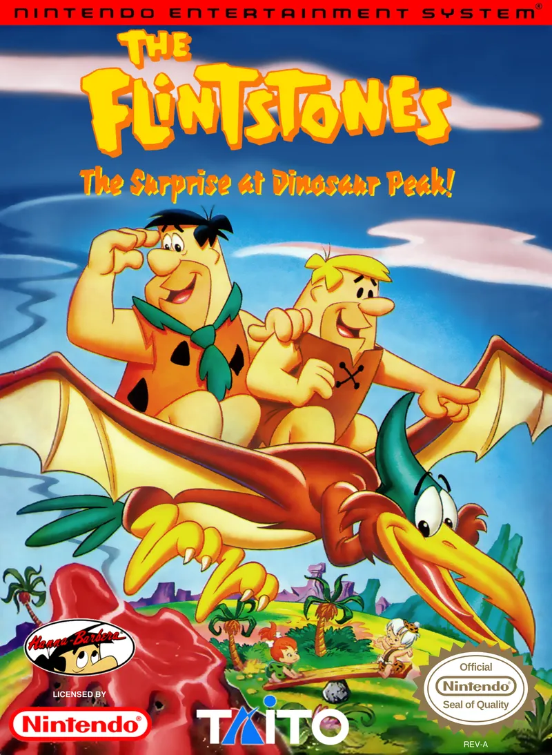 The Flintstones: The Surprise at Dinosaur Peak! box art