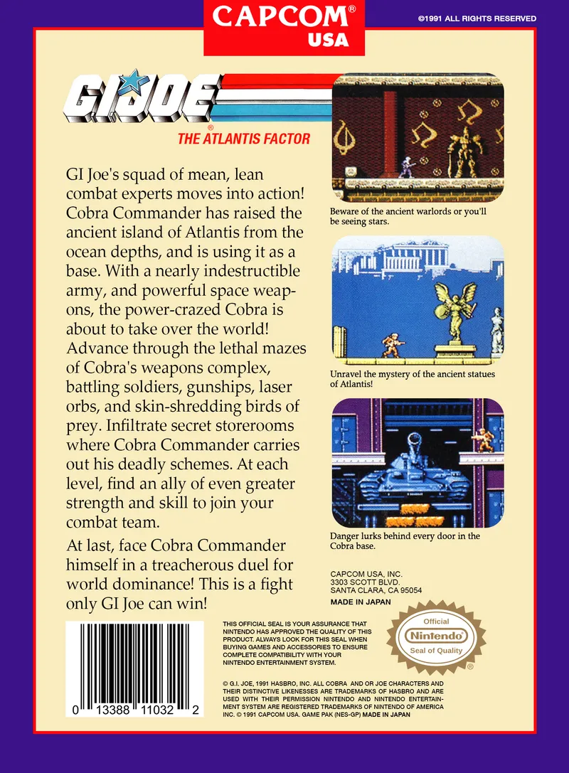 G.I. Joe: The Atlantis Factor box back
