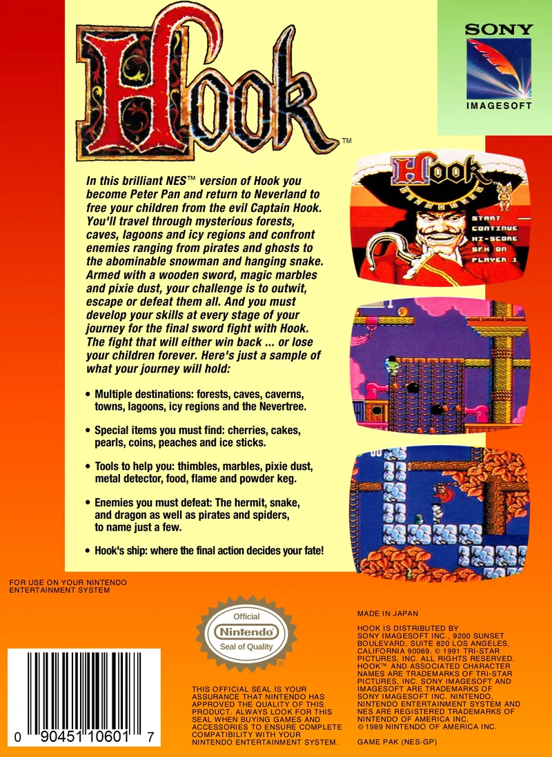 Hook box back
