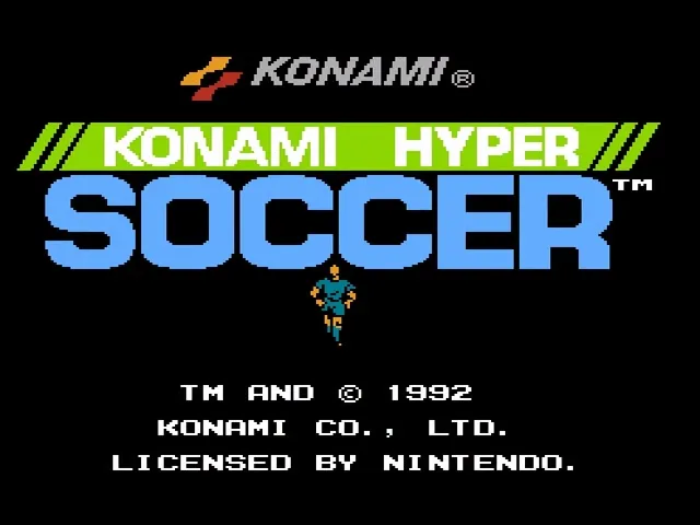 Konami Hyper Soccer screenshot