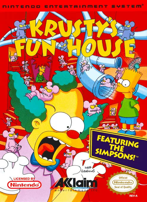 Krusty's Fun House box art