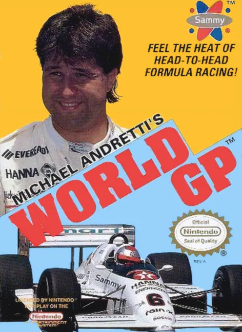 Michael Andretti's World GP box art