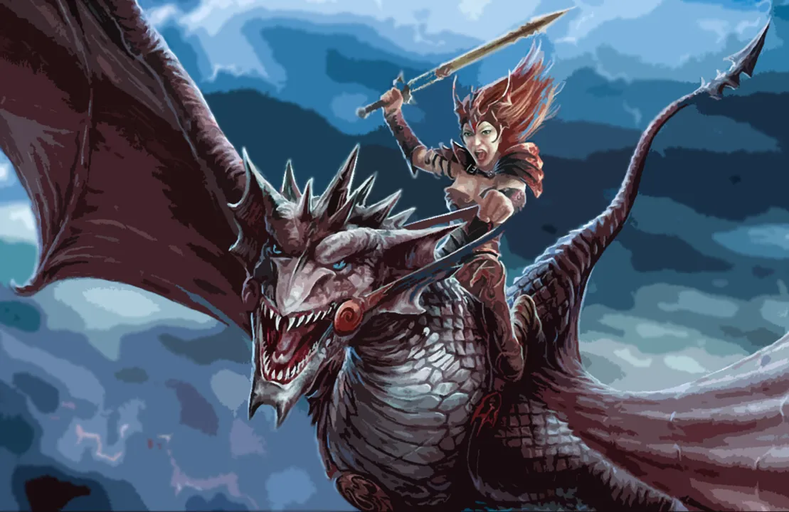 Backdrop artwork for Challenge of the Dragon