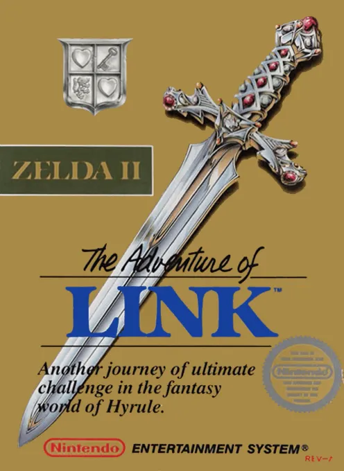 Backdrop artwork for Legend of Zelda II, The: The Adventure of Link