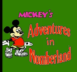 Mickey's Adventure in Numberland screenshot