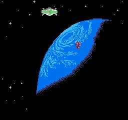 Cosmic Epsilon (Japan) (Famicom 3D System) title screen
