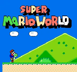 Super Mario World title screen