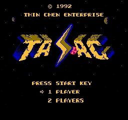 Tasac title screen