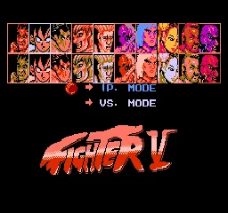 Street Fighter V title screen