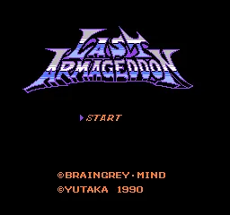 Last Armageddon title screen