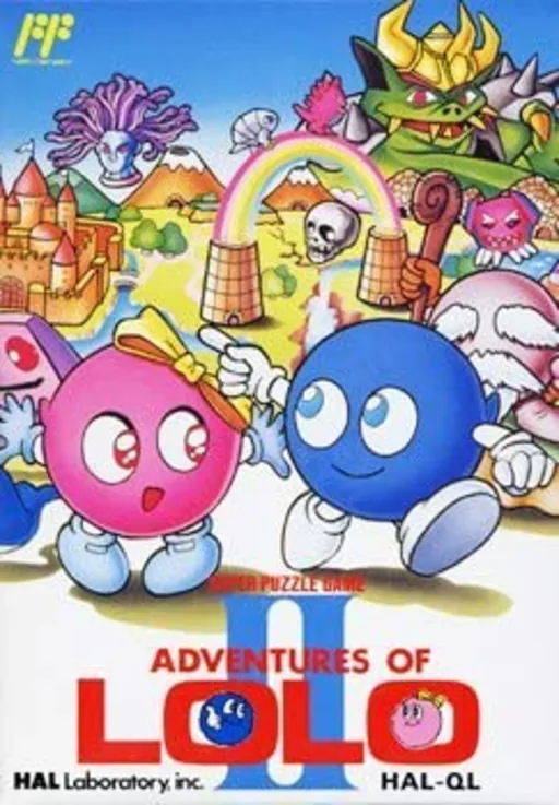 Backdrop artwork for Adventures of Lolo II