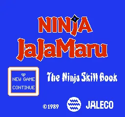Jajamaru Ninpou Chou title screen