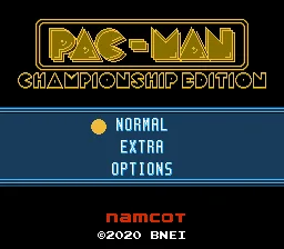 Pac-Man - Championship Edition (USA, Europe) (Namco Museum Archives Vol 1) title screen