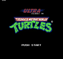 Teenage Mutant Hero Turtles title screen