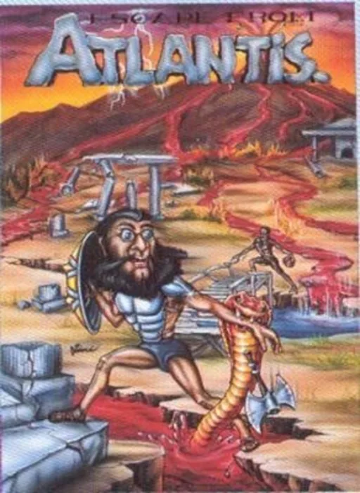 The Escape from Atlantis cover art for Nintendo Entertainment System
