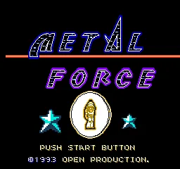Metal Force title screen