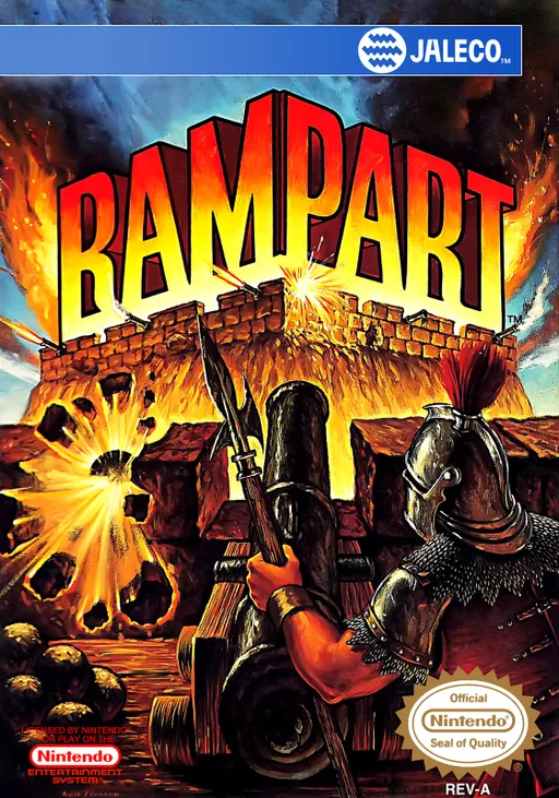 Backdrop artwork for Rampart (Europe) (Jaleco)