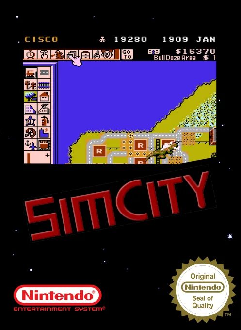 Backdrop artwork for SimCity