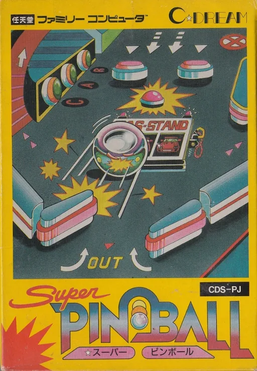 Super Pinball cover art for Nintendo Entertainment System