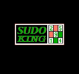 Sudo King title screen