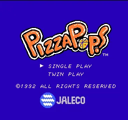 Pizza Pop! (USA, Europe) (Broke Studio) title screen