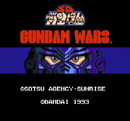 SD Gundam - Gundam Wars (Japan) (Datach) title screen