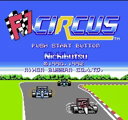 F1 Circus title screen
