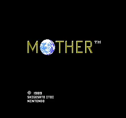 Mother title screen