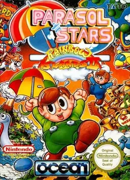 Backdrop artwork for Parasol Stars - Rainbow Islands II