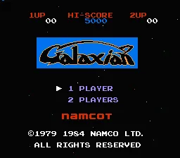 Galaxian title screen