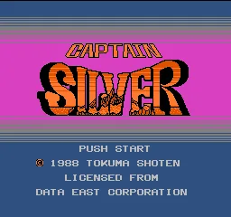 Captain Silver title screen