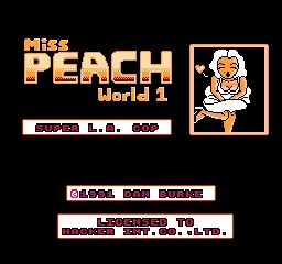 L.A Cop - Miss. Peach World title screen