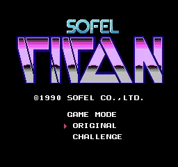 Titan title screen
