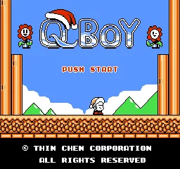Q Boy title screen