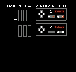 Nintendo World Class Service - Joystick Test Cartridge (USA) (Test Program) screenshot