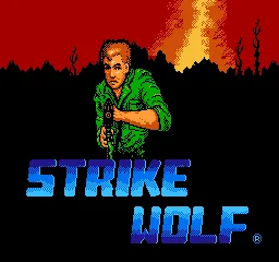 Strike Wolf title screen