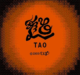 Tao title screen