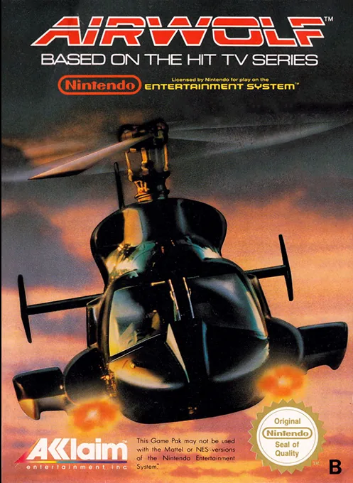 Backdrop artwork for Airwolf (Europe) (Acclaim)