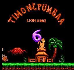 Lion King 5, The - Timon & Pumbaa title screen