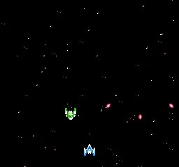 Backdrop artwork for Metal Arms (Japan) (En) (Family BASIC)
