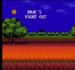 Drac's Night Out title screen