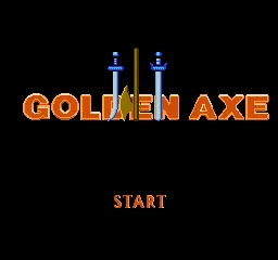 Golden Axe III title screen