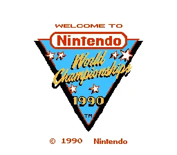 Nintendo World Championships 1990 (USA) (Competition Cart) title screen