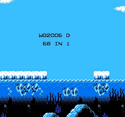 68-in-1 (Asia) (En) (WQ2006 D) title screen