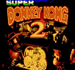 Super Donkey Kong 2 title screen