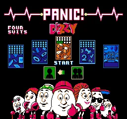 Panic! Dizzy title screen