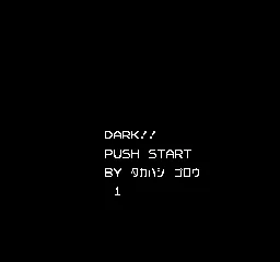 Dark (Japan) (En) (Family BASIC) title screen